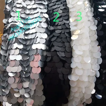 

BZL-5819 Nigerian laces Fabric with sequins African sequins Laces Fabrics High Quality