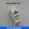 18MM RCBO 16A 1P+N 6KA Residual current differential automatic Circuit breaker with over current Leakage protection ► Photo 1/6