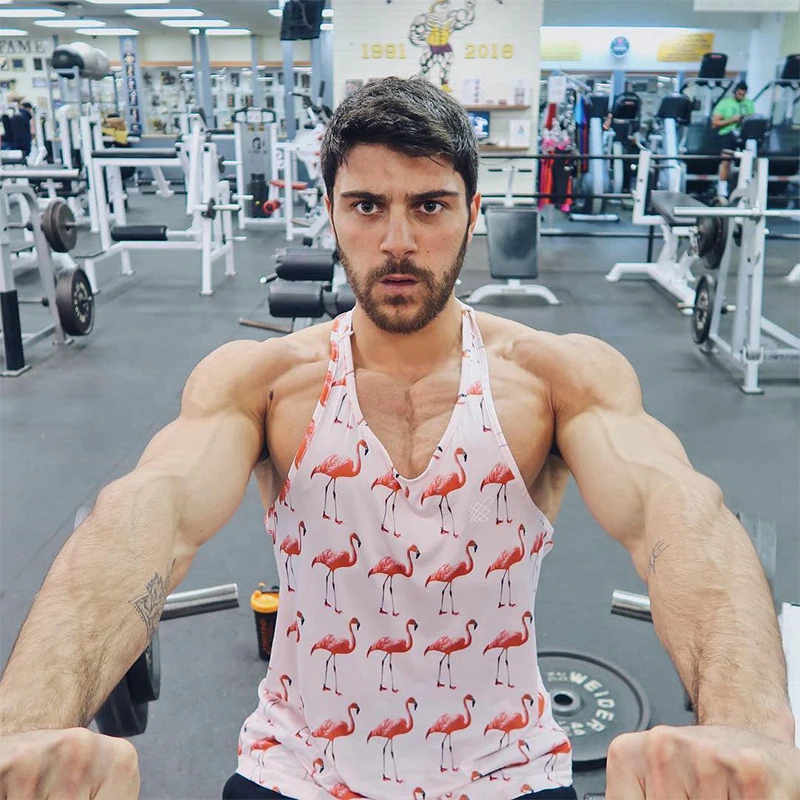 Sports Top Running Vest Men's tank top (2)