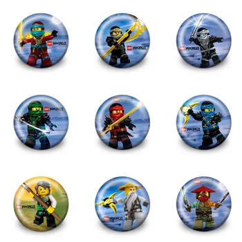 

New Arrival 90pcs Bionicle Buttons Pins Badges Brooches Round Badges DIY Decor Fit For Travel Bags Travel Backbags Accessories
