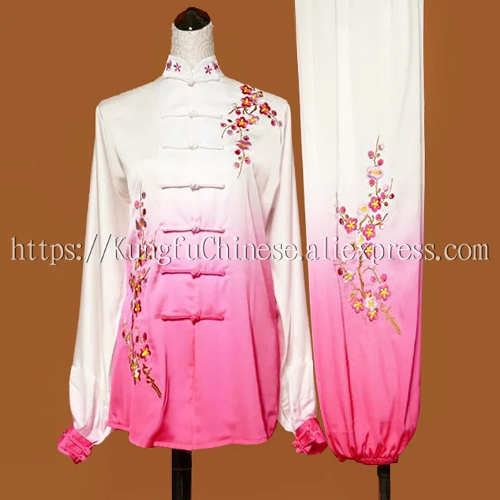 

Chinese Tai chi clothes Martial arts suit taiji sword outfit wushu uniform Qigong garment for women men girl kids boy adults