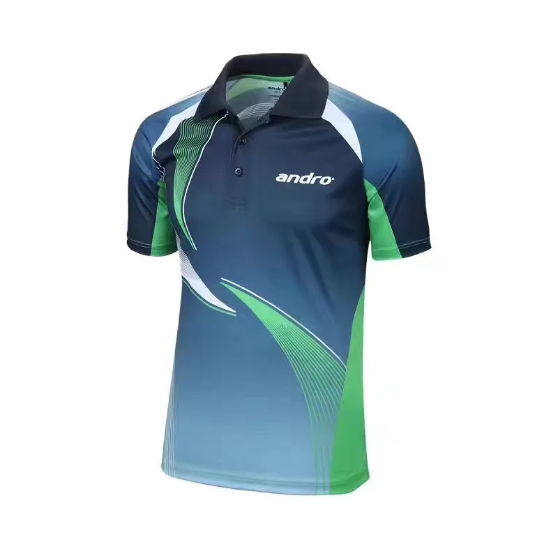 

New Andro Top Quality Table Tennis Jerseys Training T-Shirts Ping Pong Shirts Cloth Sportswear for men