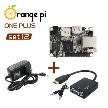 

Orange Pi One Plus SET12: OPI One Plus & Power Adapter & HDMI to VGA Cable