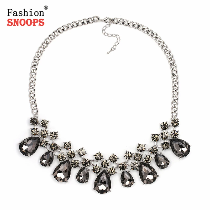 Buy Luxury Women Rhinestone Jewelry Crystal Statement