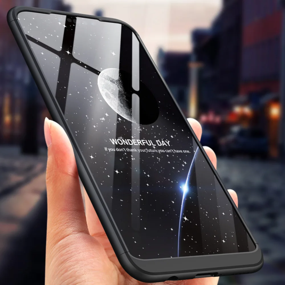 Жесткий чехол с полной защитой 360 градусов для Huawei Nova 3i Nova3i задняя крышка
