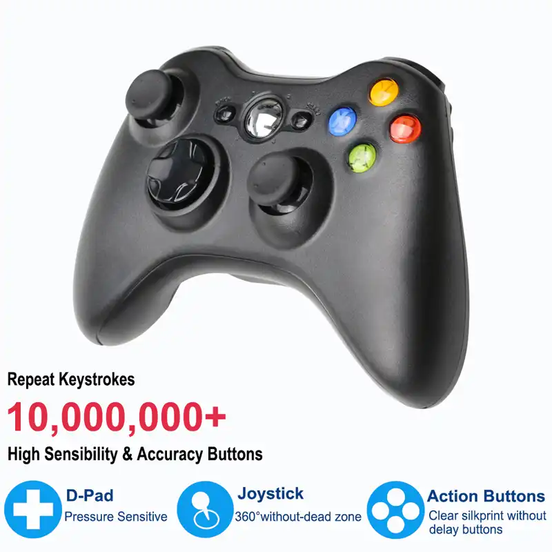 For Xbox 360 2 4g Wireless Remote Controller Computer With Pc Receiver Wireless Gamepad For Xbox360 Joystick Controle Controller Control Computer Computer Controllergamepad Computer Aliexpress
