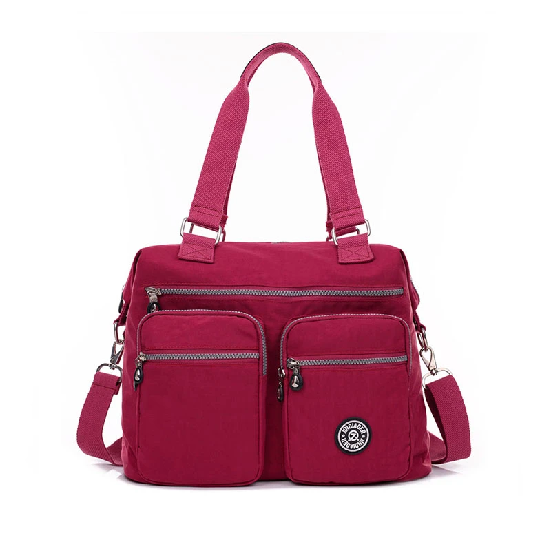 JINQIAOER mujeres Simple Casual calidad impermeable capacidad bolsas de mensajero marca diseñador señoras bolsas bolso de viaje de - AliExpress