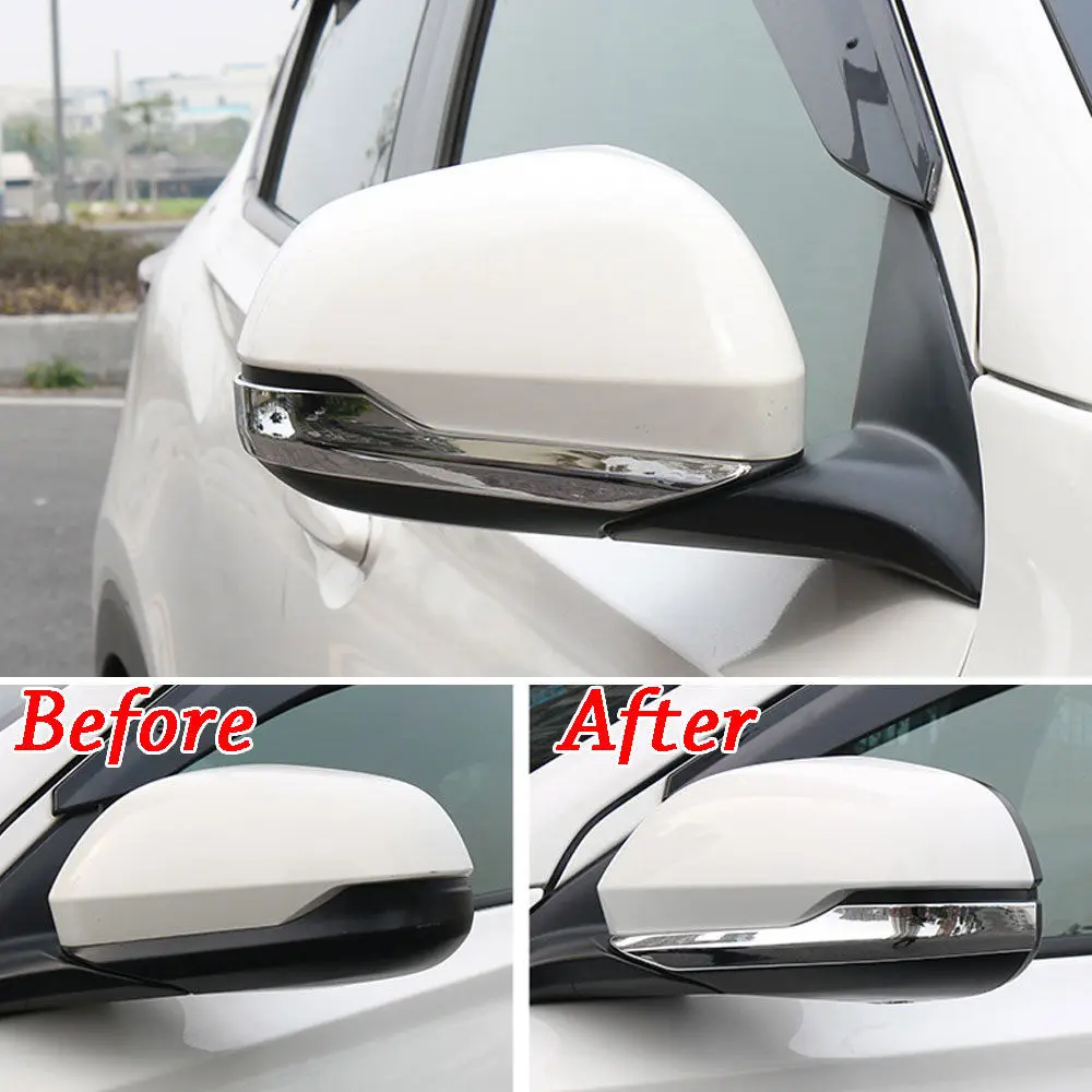 Подходит для Honda HR V HRV Vezel 2015 2017 хромированный АБС пластик чехол бокового зеркала