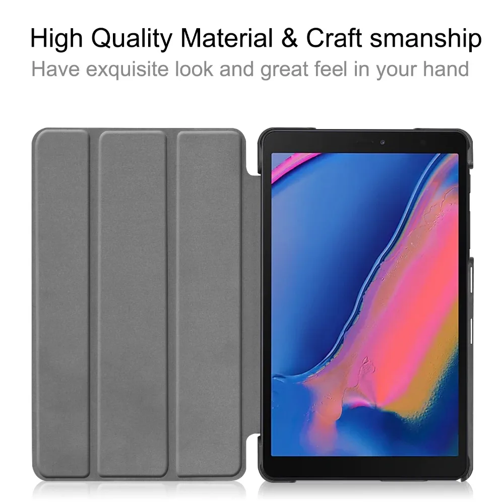 Чехол Wake Sleep для Samsung Galaxy Tab A 8 0 P200 P205 Магнитный флип чехол из искусственной кожи с