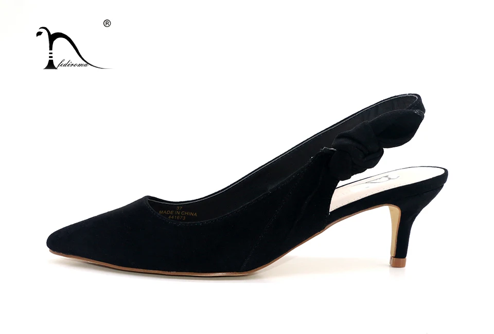FEDIROMA/пикантные женские лодочки с бантиком-бабочкой высокий каблук s модельные туфли для Для женщин Весна Замша Высокая обувь на каблуке для дам, 6 см; мягкая; на высоком каблуке