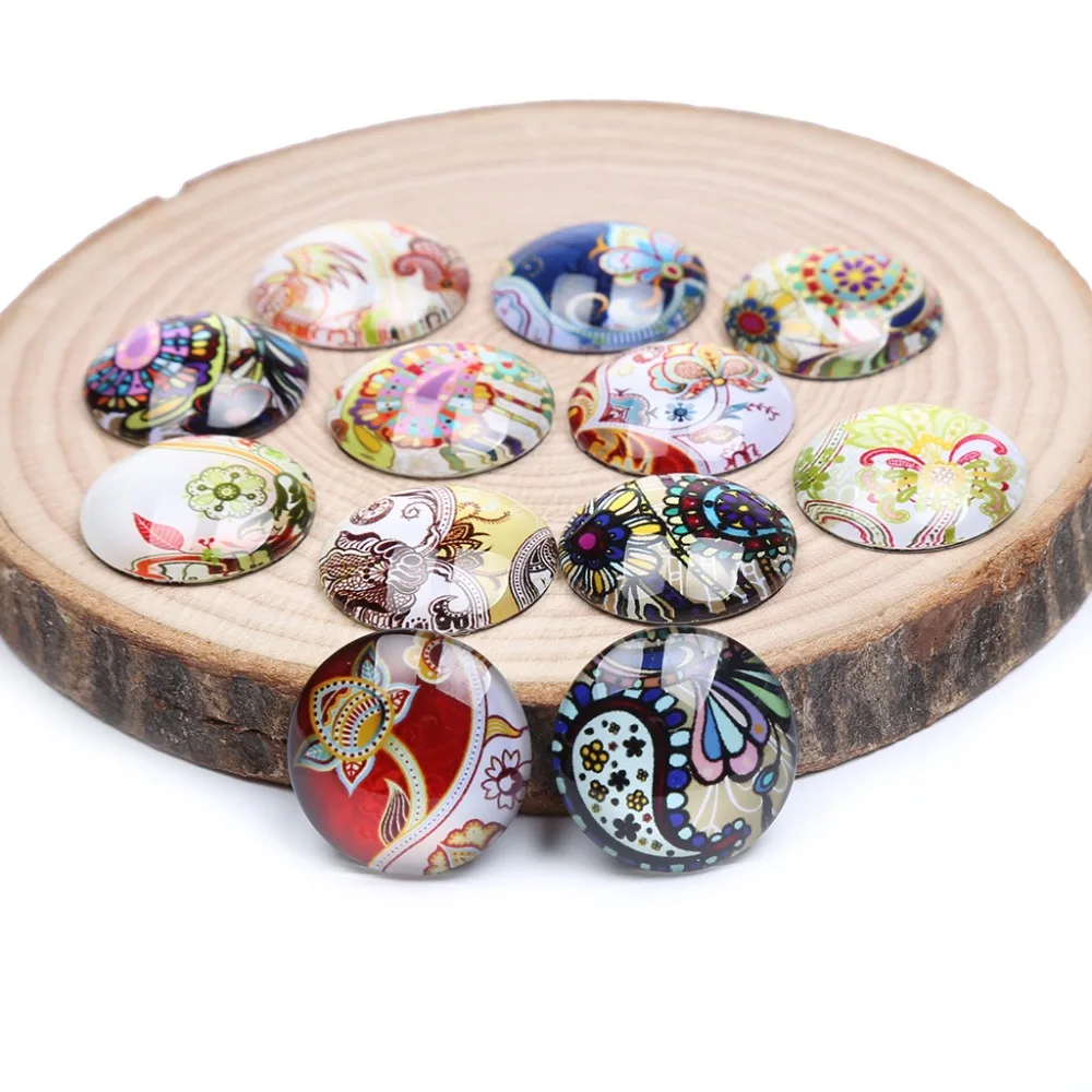Круглый кабошон с купольным стеклом reidgaller 12 мм 20 25 18 14 мм|glass cabochon 12mm|glass cabochoncabochon