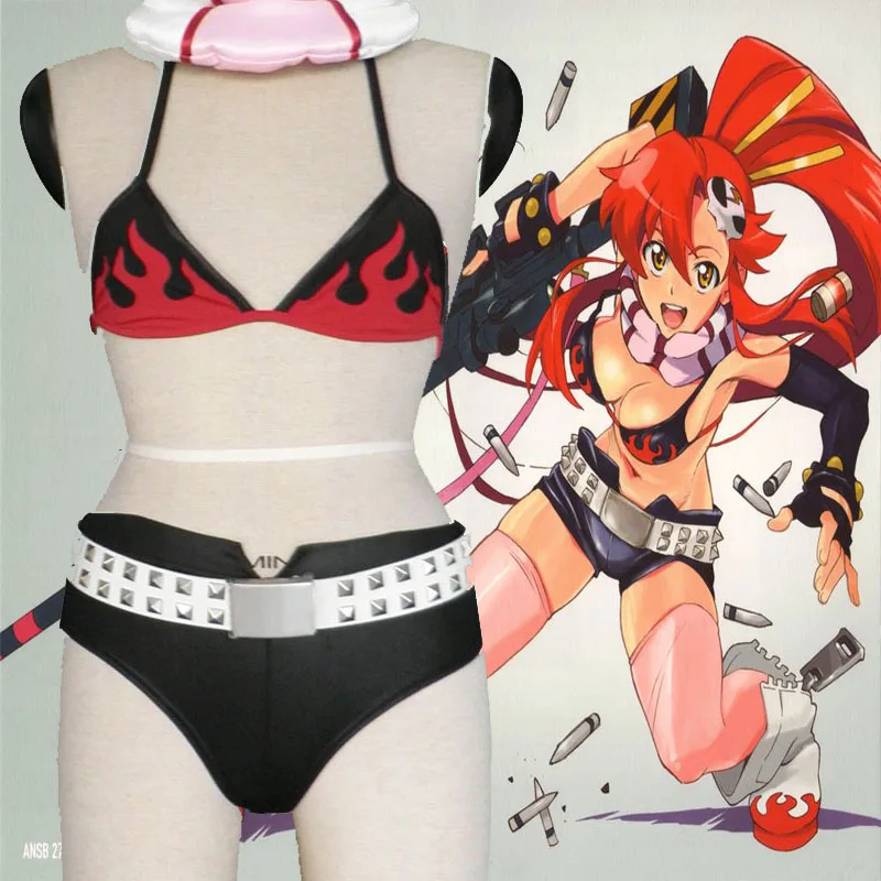 

Original Beautiful Sexy Cute Tengen Toppa Gurren Lagann Cosplay Costume Full Set Cosplay Accessory Free Shipping
