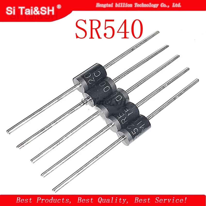 

20PCS SR540 40V 5A DO-15 schottky diode