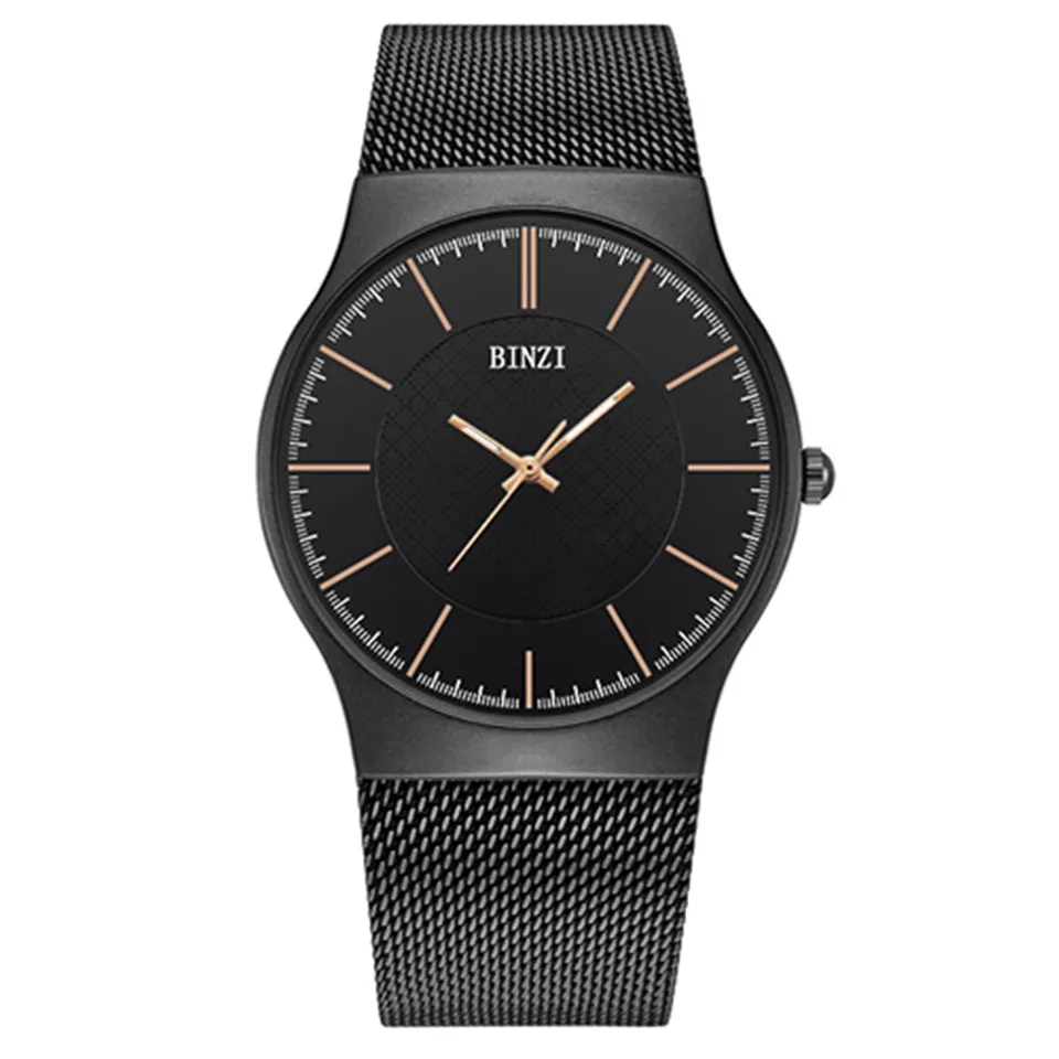 Fashion Mens Watches Top Brand Luxury Quartz Watch For Men Casual Slim Mesh Steel Waterproof Sports Watch Relogio Masculino 2019 (15)