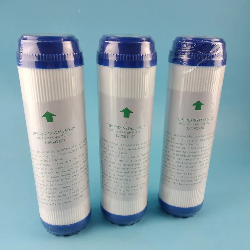 3pcs 10 inch GAC Granular Activated Carbon Block Water Filter Cartridge Replacement Purifier Water purifier UDF Replacement 3pcs 10 inch GAC Granular Activated Carbon Block Water Filter Cartridge Replacement Purifier Water purifier UDF Replacement