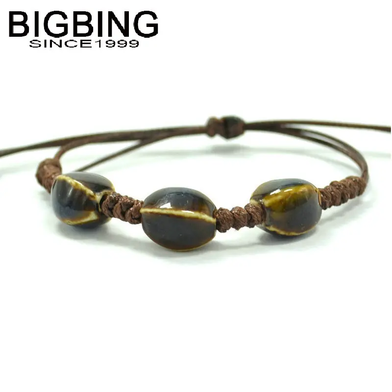 A068 бигбинг ювелирные изделия ручной работы 3 темно-синего цвета женский браслет