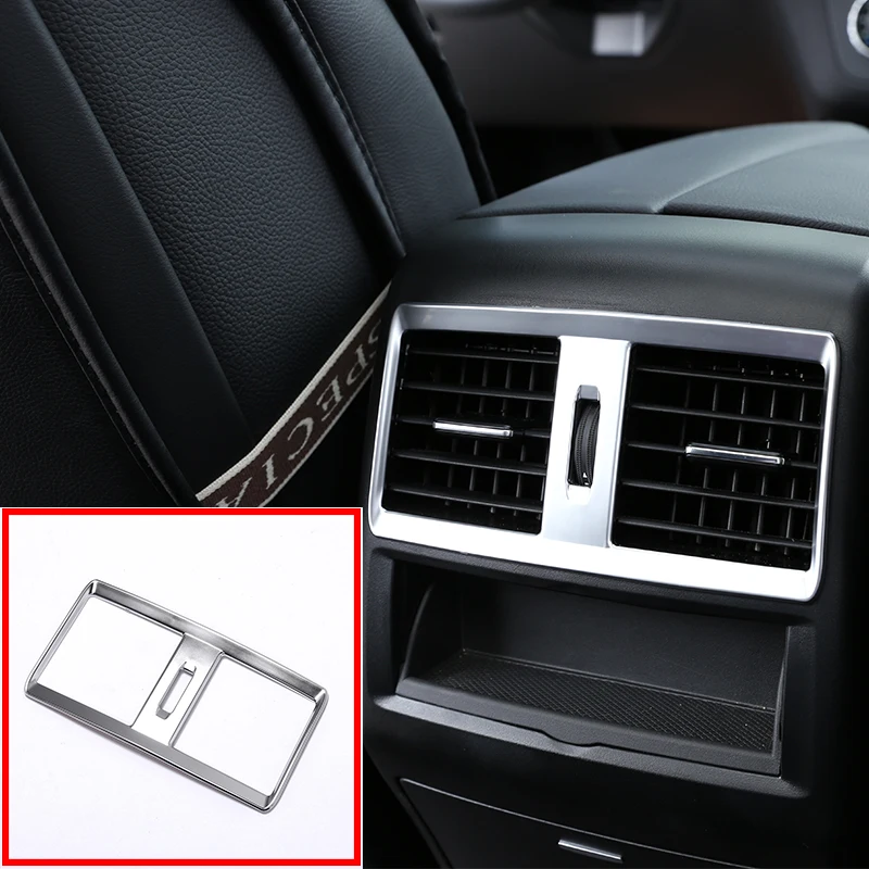 

1 Pcs ABS Chrome Air Conditioning Outlet Vent Cover Trim For Mercedes Benz GLE GLS 15-17 W164 X164 ML GL 13-16