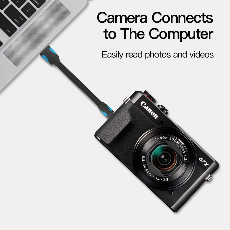 Vention البسيطة كابل يو اس بي البسيطة USB إلى USB شحن كابل بيانات ل هاتف خلوي سريع كاميرا رقمية HDD MP3 MP4 مشغل أقراص GPS