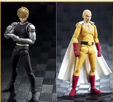 Отличные игрушки дасин Аниме ONE PUNCH MAN Saitama Genos фигурку GT Модель 1/12|Игровые фигурки