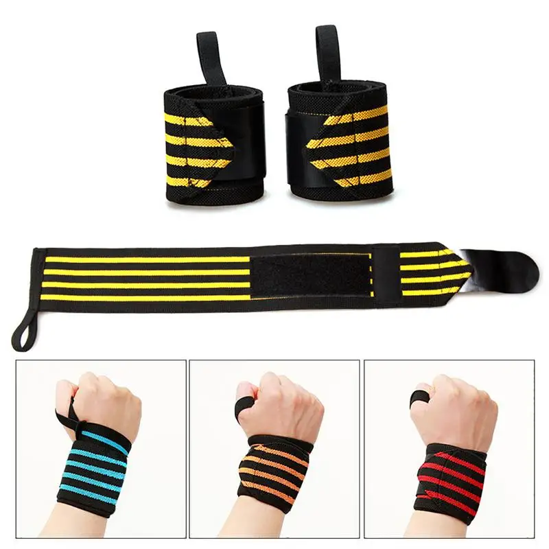 

1 Pcs Wrist Protector Band Wristband Brace Wraps Bandage Gym Strap Guard Wrist Support Protection Band Weight Lifting Gym