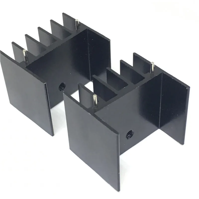 Free Shipping Wholesale 100PCS Transistor heatsink aluminum radiator 25X30X25MM Diode heat spreader 3