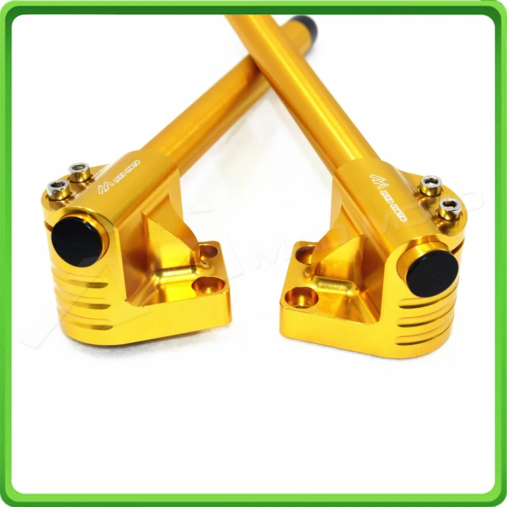 CNC Clip on ons with handlebars handle bar for KAWASAKI EX250  Ninja 250R 2008 2009 2010 2011 2012  Style A (6)