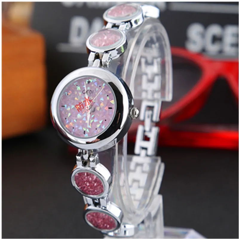 

2019 Casual Dress Ladies Waterproof Woman Watch Rose Gold Watch Rhinestone Elegant Watches Quartz Luxury Gift for Women