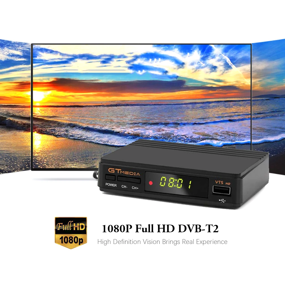Горячая Распродажа спутниковый телевизионный ресивер Gtmedia V7S hd рецептор