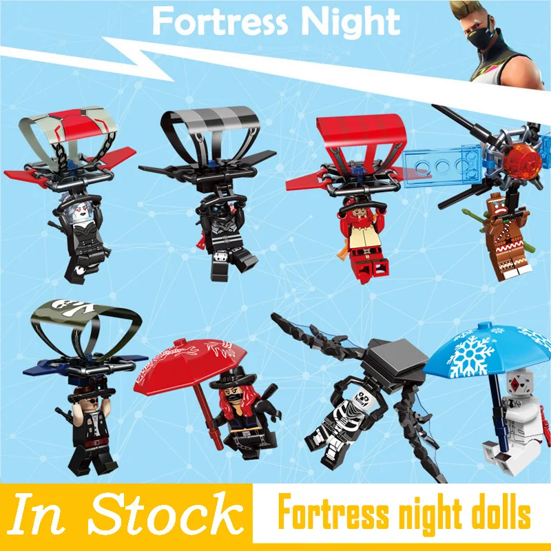 Baratos 2019 nuevos bloques de construcción de modelo de noche de fortaleza Legoing compatibles con Legoing Technic niños regalos juguetes Mini muñecas