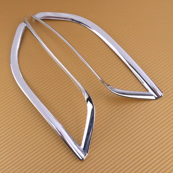

CITALL Car Styling Silver ABS Rear Bumper Fog Light Lamp Cover Trim Molding Sticker Accessories Fit For Jeep Compass 2017 2018