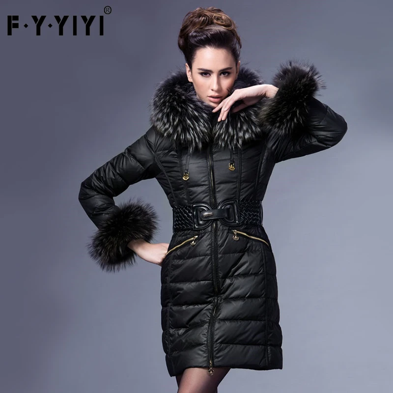 Anora/Классический роскошный пуховик для женщин в европейском и американском стиле