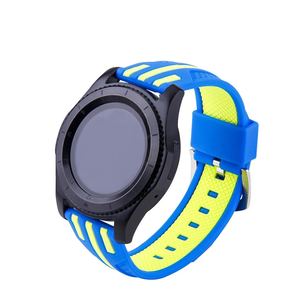 Силиконовый ремешок для samsung galaxy watch 46 мм/gear S3 Frontier/классический браслет, спортивные умные часы, сменный Браслет 22 мм