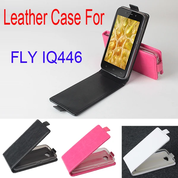 

High Quality New Original FLY IQ446 Leather Case Flip Cover for FLY IQ 446 Case Phone Cover In Stock