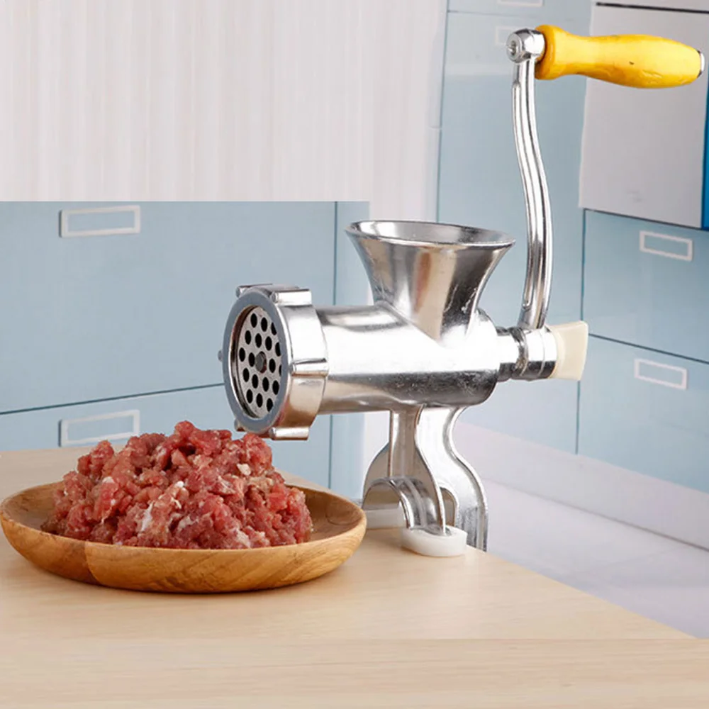 

Aluminum Alloy Kitchen 6 In 1 Multi-functional Home Manual Meat Grinder For Sausage Beef Mincer Noodles Cookies Juice