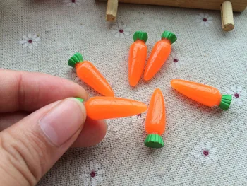 

Free shipping mini resin carrots animal model design moss meaty plant micro landscape decoration diy 10pcs