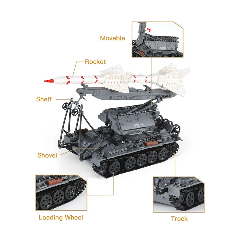 Xingbao06003 строительные блоки Военная серия кирпичи набор Танк автомобиль военный Многофункциональный кросс-кантри подходит для детей