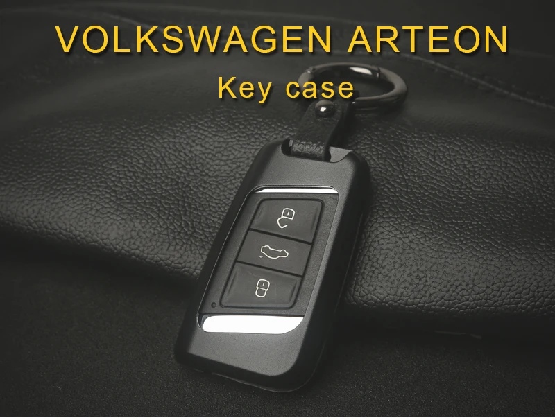 GELINSI для Volkswagen VW Tiguan MK2 Passat B8 Arteon Skoda Superb Автомобильный Алюминиевый сплав ключ крышка ключ чехол Аксессуары