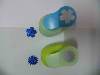 

2pcs(2.5cm) sakura and sun shape craft punch set Punch Craft Scrapbooking school Paper Puncher eva hole punch free shipping