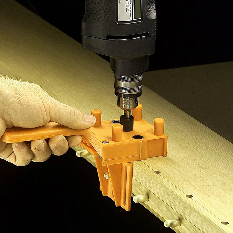Dowelling Jig 31mm Holes 6/8/10mm Dowel Woodworking Joints Guide Set Kit LB88