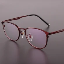 Высококачественные мужские очки, оправа из чистого титана, полная оправа, очки по рецепту, титановые мужские очки, оптические очки, оправа 915