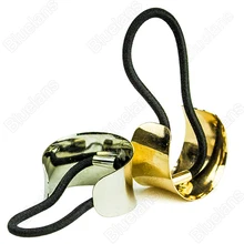 Hot 2 pcs Moda Personalidade Liga Anel Hemiciclo Cabelo Cuff Banda Rabo de Cavalo Titular Elastic Faixa de Cabelo Ouro Prata 7ECO