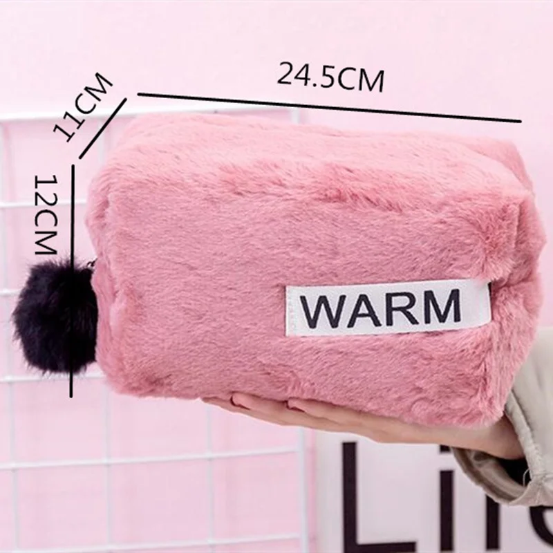 Large Capacity Plush Cosmetic Bag Multifunction Makeup Beauty Bag Pouch Fashion Portable Toiletry Make Up Case Necessarie Large Capacity Plush Cosmetic Bag Multifunction Makeup Beauty Bag Pouch Fashion Portable Toiletry Make Up Case Necessarie