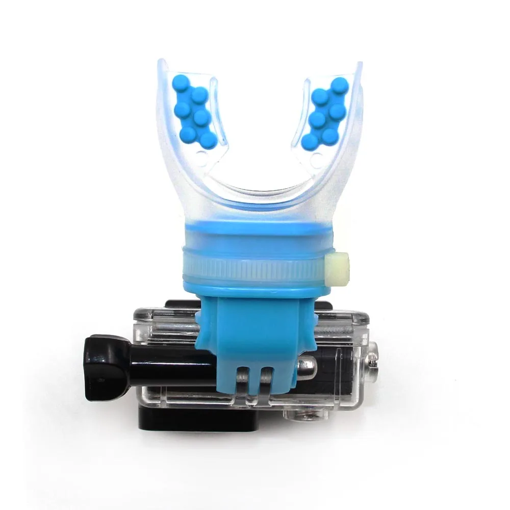 TELESIN Surfing Shoot Camera Mouth Mount + Floaty Float Lanyard Strap for GoPro for SJCAM Xiaomi YI 4K Camera Sport Accessories