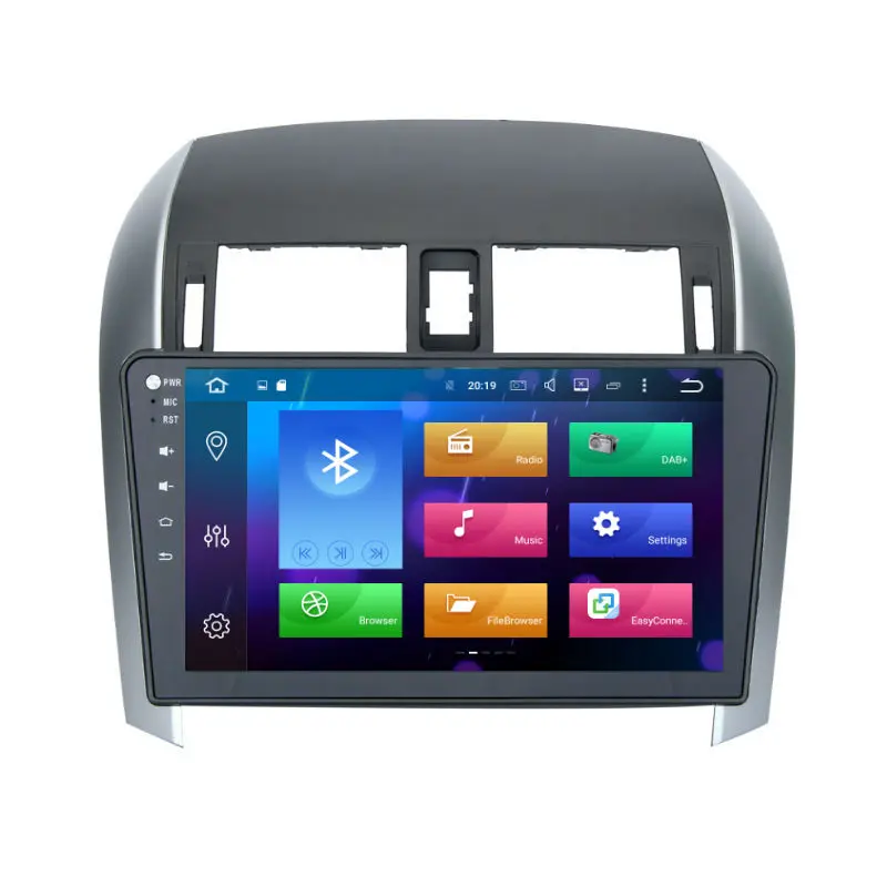Clearance Aoluoya IPS RAM 4G Octa-Core Android 8.0 2 Din CAR Radio DVD GPS Navigation player  For Toyota Corolla 2007-2012 wifi multimedia 1