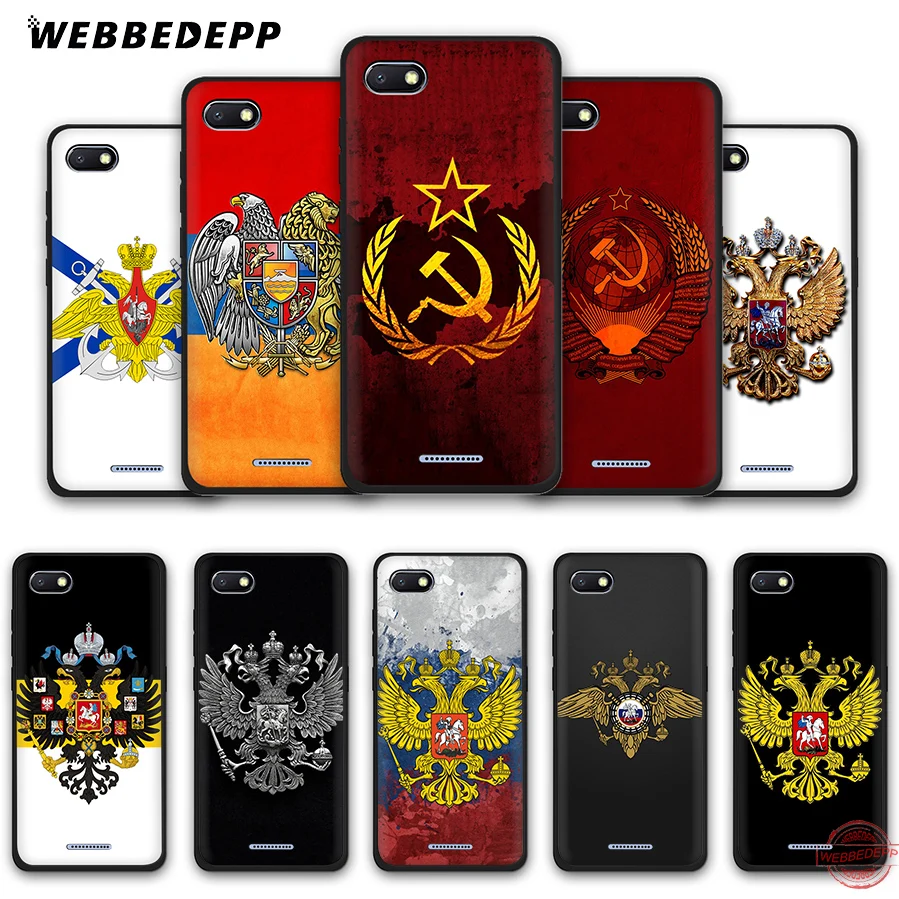 WEBBEDEPP Armenia russia Flag coat of arms Soft Phone Case for Redmi Note 8 7 6 5 Pro 4A 5A 6A 4X Plus S2 Go Cases | Мобильные