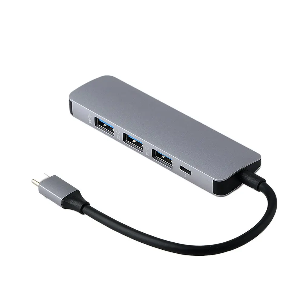 5 в 1 USB C концентратор USB-C до 3,0 концентратор Thunderbolt 3 адаптер для MacBook samsung Galaxy S9/S8 huawei P20 Pro type C usb-хаб