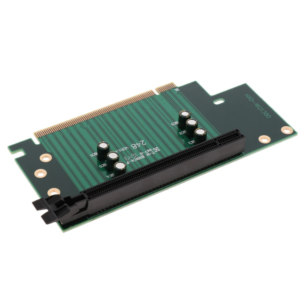1Piece Horizontal Graphics Adapter Card PCIE X16 Matherboard Server Card