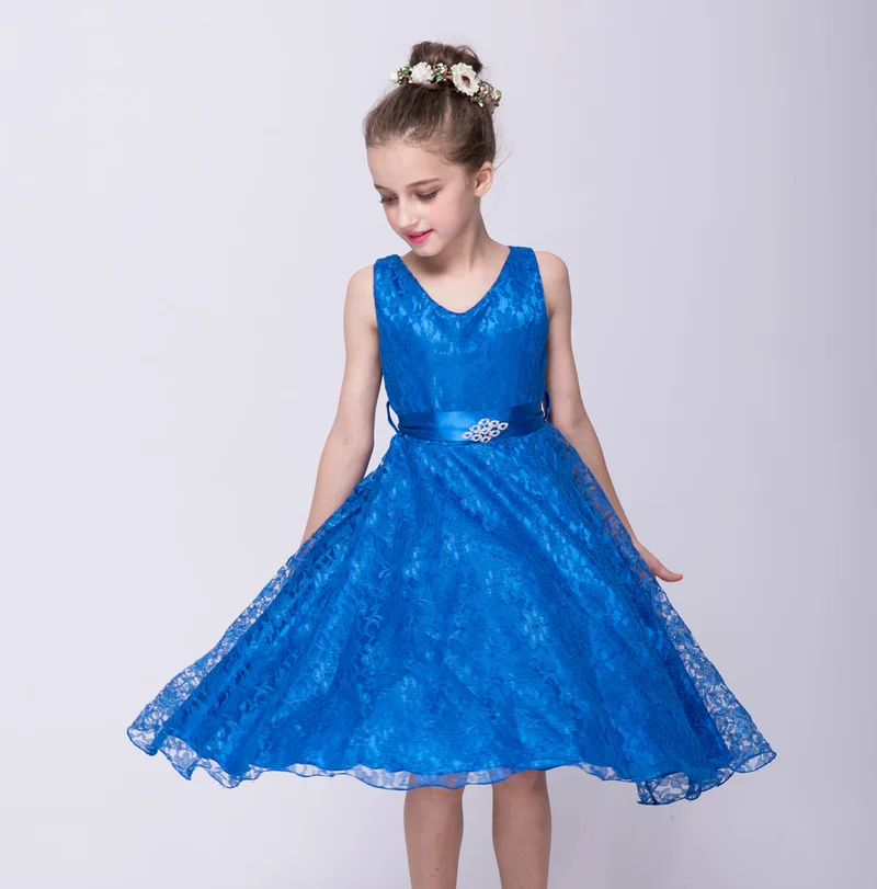 

Princess Flower Girl Dress Summer Tutu Wedding Birthday Party Kids Dresses For Girls Children's Costume Teenager Prom Designs