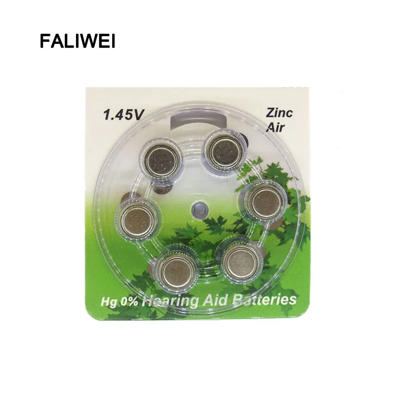 12 шт./лот FALIWEI A13 PR48 Zinc Air 1 45 в для слухового аппарата батареи монет|Часовые