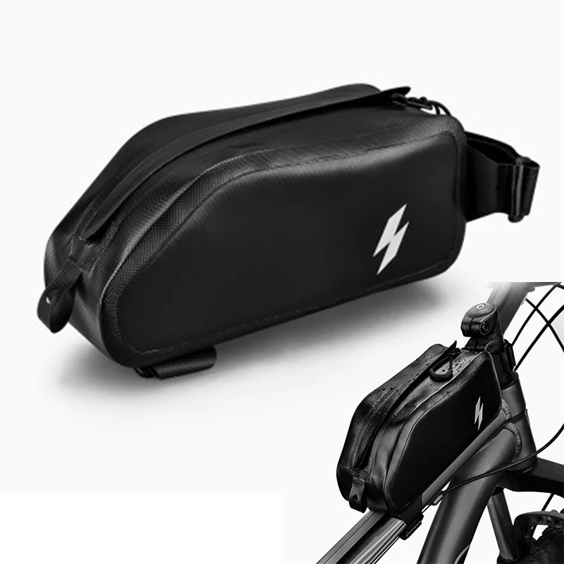 Flash Deal Storage Bicycle Bag Organizer Holder Rack Bike Accessories Waterproof Pouch Case Travel For Sahoo Panniers Frame 0